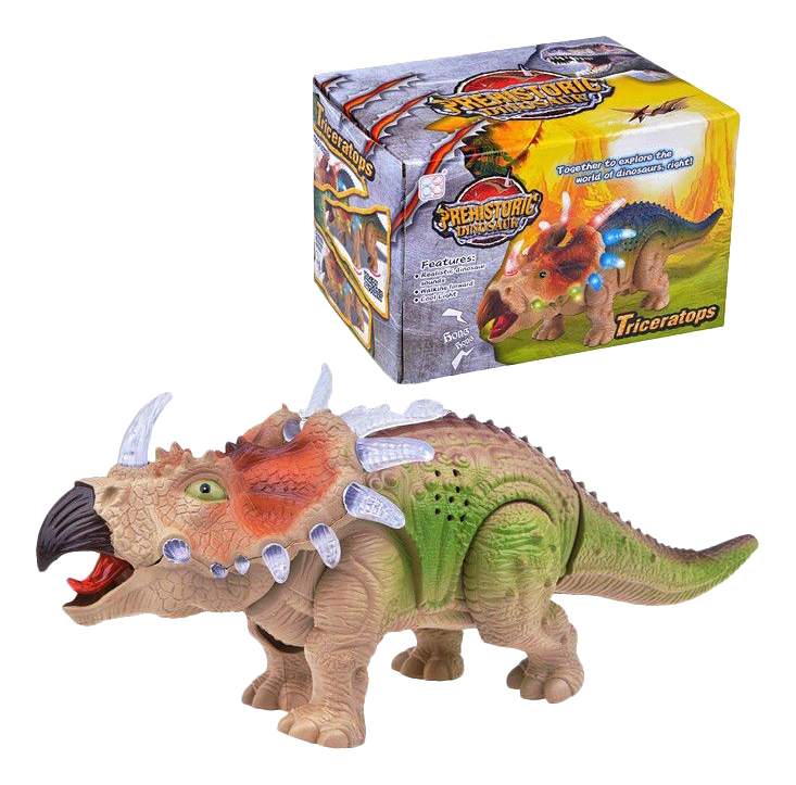 Мир динозавров игрушка. Игрушка динозавр Трицератопс интерактивный. Детский мир динозавр Трицератопс. Трицератопс динозавр на батарейках. Игрушка Трицератопс свет звук.