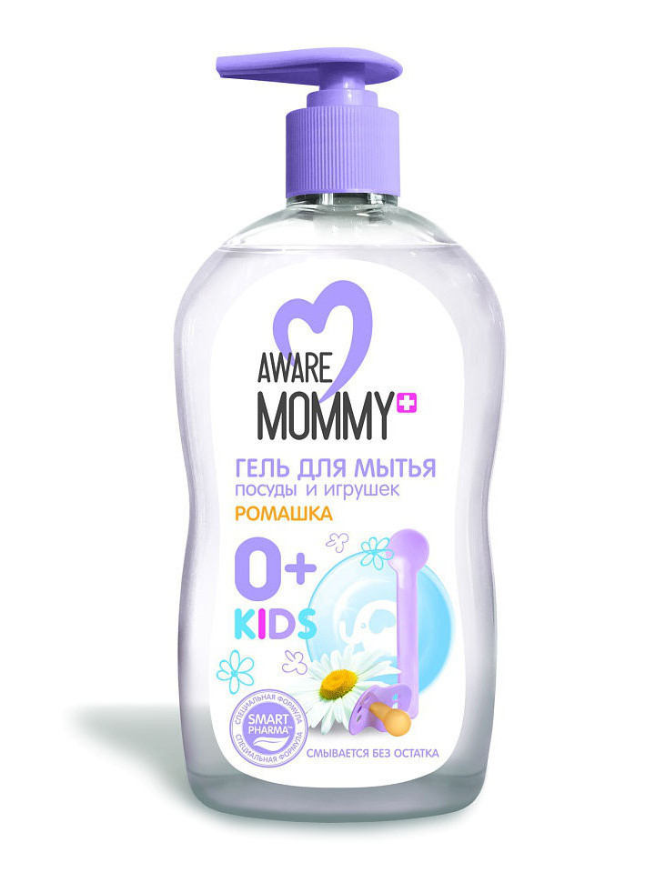 Без кидс. Aware Mommy гель для мытья посуды. Aware Mommy гипоаллергенный гель для мытья посуды и игрушек без запаха. Kids.. Aware Mommy гель для мытья посуды и игрушек Kids Ромашка. Гипоаллергенный. Гель для мытья посуды и игрушек. Без запаха. Kids..