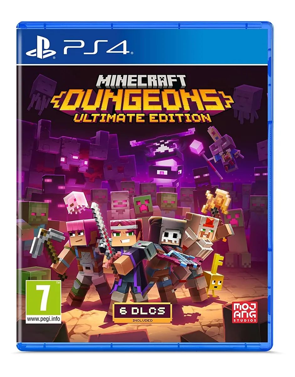 Игра PlayStation 4 Minecraft Dungeons Ultimate Edition (русские субтитры) -  купить в Москве, цены на Мегамаркет | 600005232065