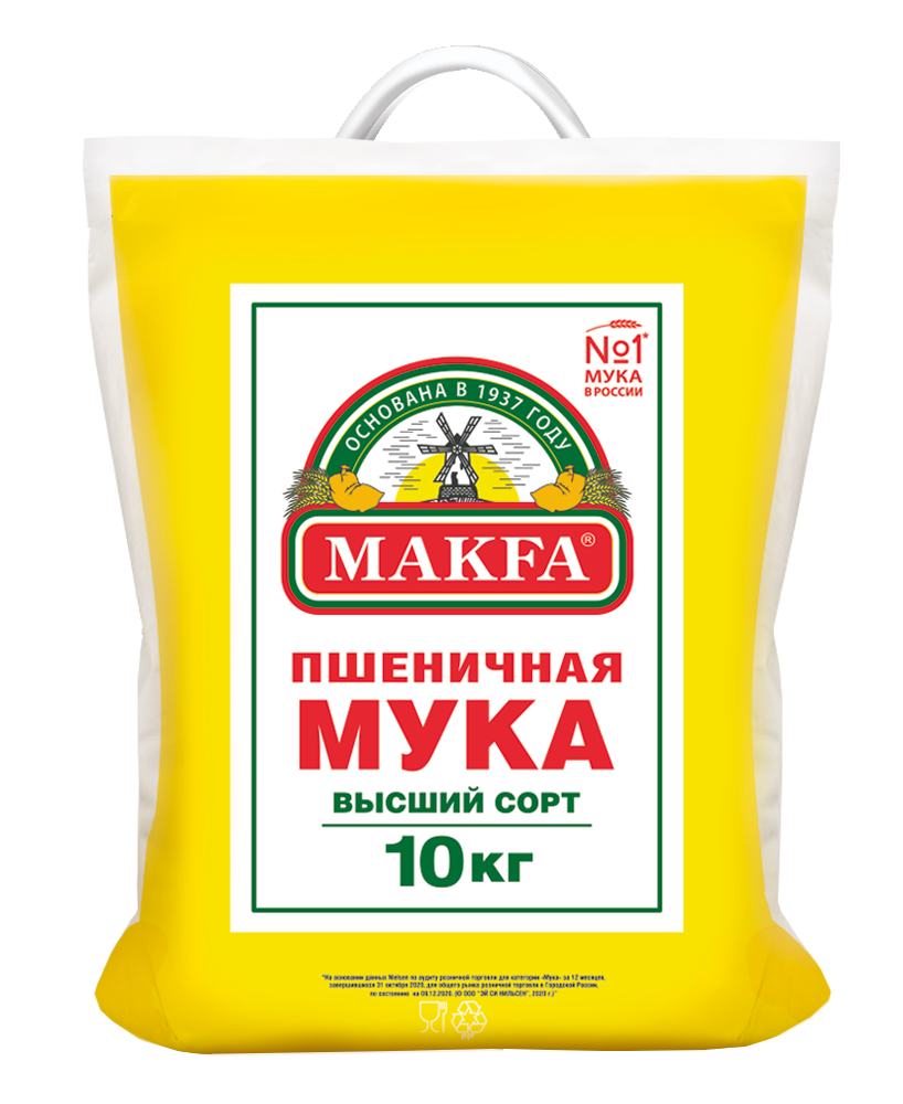 Мука Makfa пшеничная, высший сорт, 10 кг - отзывы покупателей на  маркетплейсе Мегамаркет | Артикул: 100023890144
