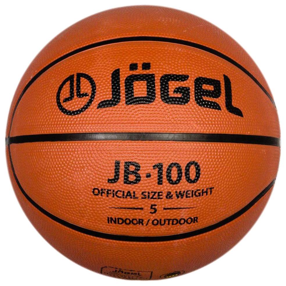 Баскетбольный мяч Jogel JB-100 №5 №5 orange - отзывы покупателей на  Мегамаркет | 100023763980