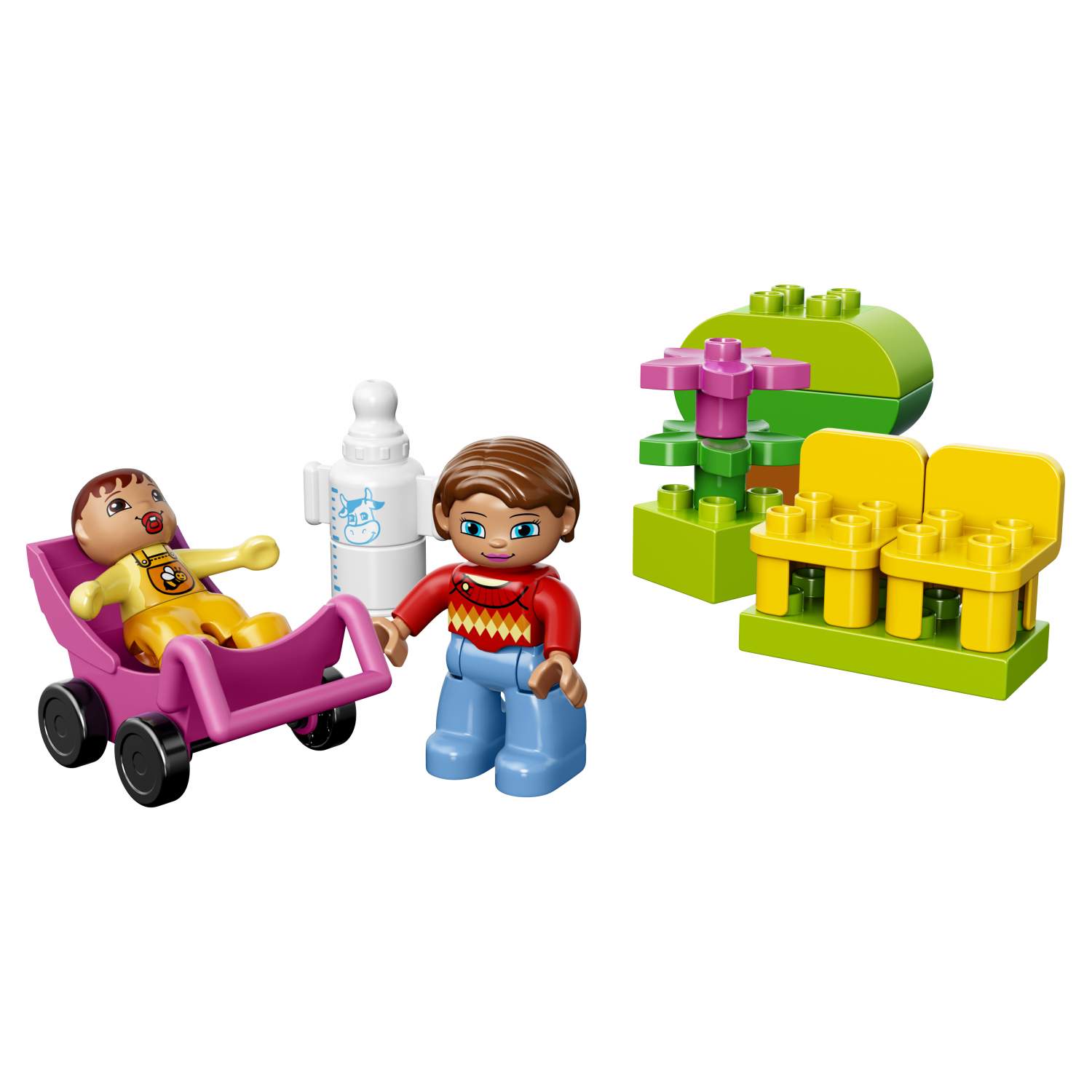 Конструктор LEGO DUPLO Town Мама и малыш (10585) - отзывы покупателей на  Мегамаркет