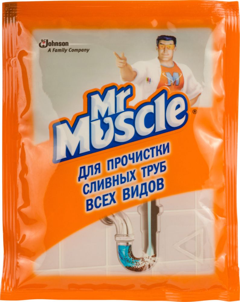 Средство для очистки труб и сливов Mr.Muscle 70 г - отзывы покупателей на  Мегамаркет | 100000585381