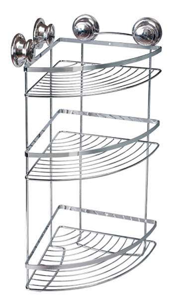 Полки для ванной комнаты на вакуумных присосках