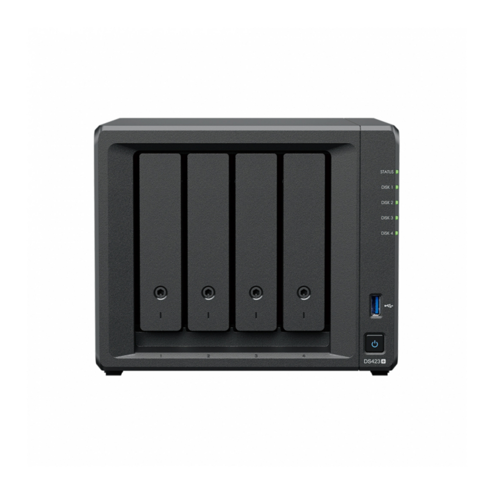 Сетевое хранилище данных Synology черный (DS423+) - отзывы покупателей на  маркетплейсе Мегамаркет | Артикул: 600013900985