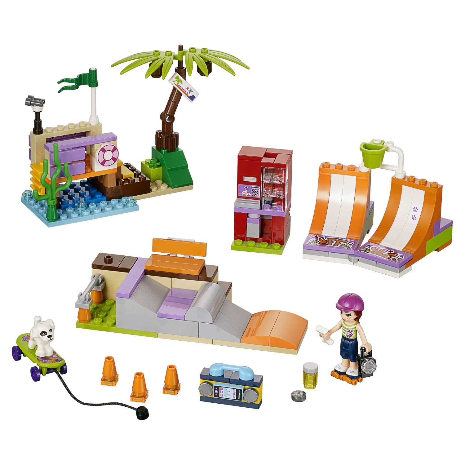 Lego friends hot sale skate park