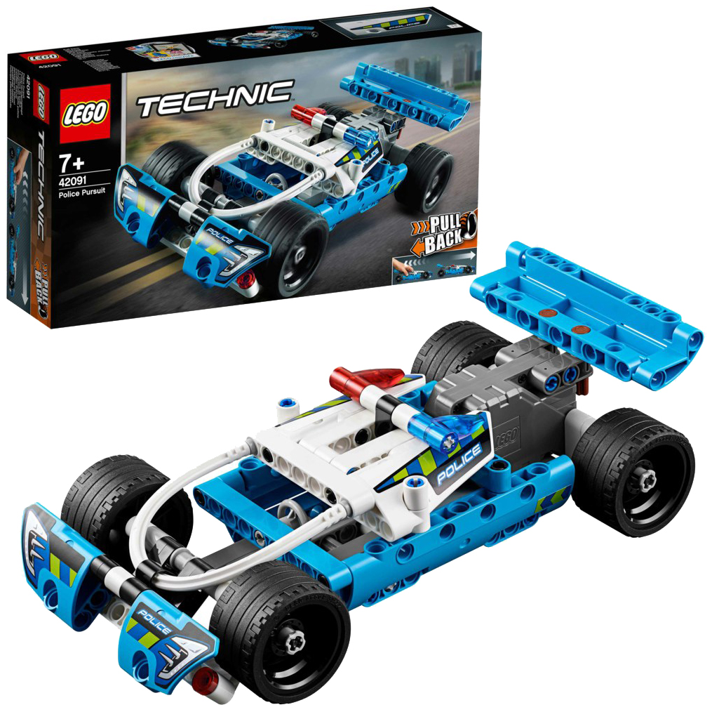 Купить конструктор LEGO Technic 42091 Полицейская погоня, цены на  Мегамаркет | Артикул: 100024215883