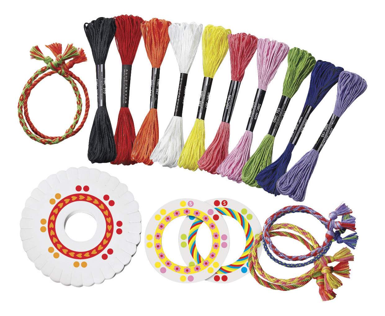 Набор браслетиков. Набор нитей для плетения браслетов. Набор для плетения браслетов и фенечек. Набор для плетения браслетов из ниток. Набор ниток для браслетов плетения.