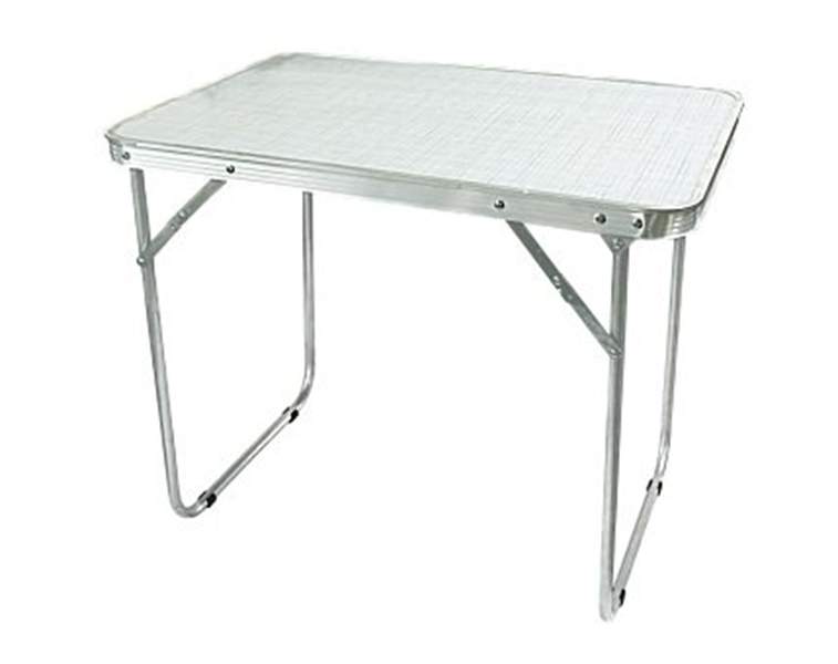 white camping table