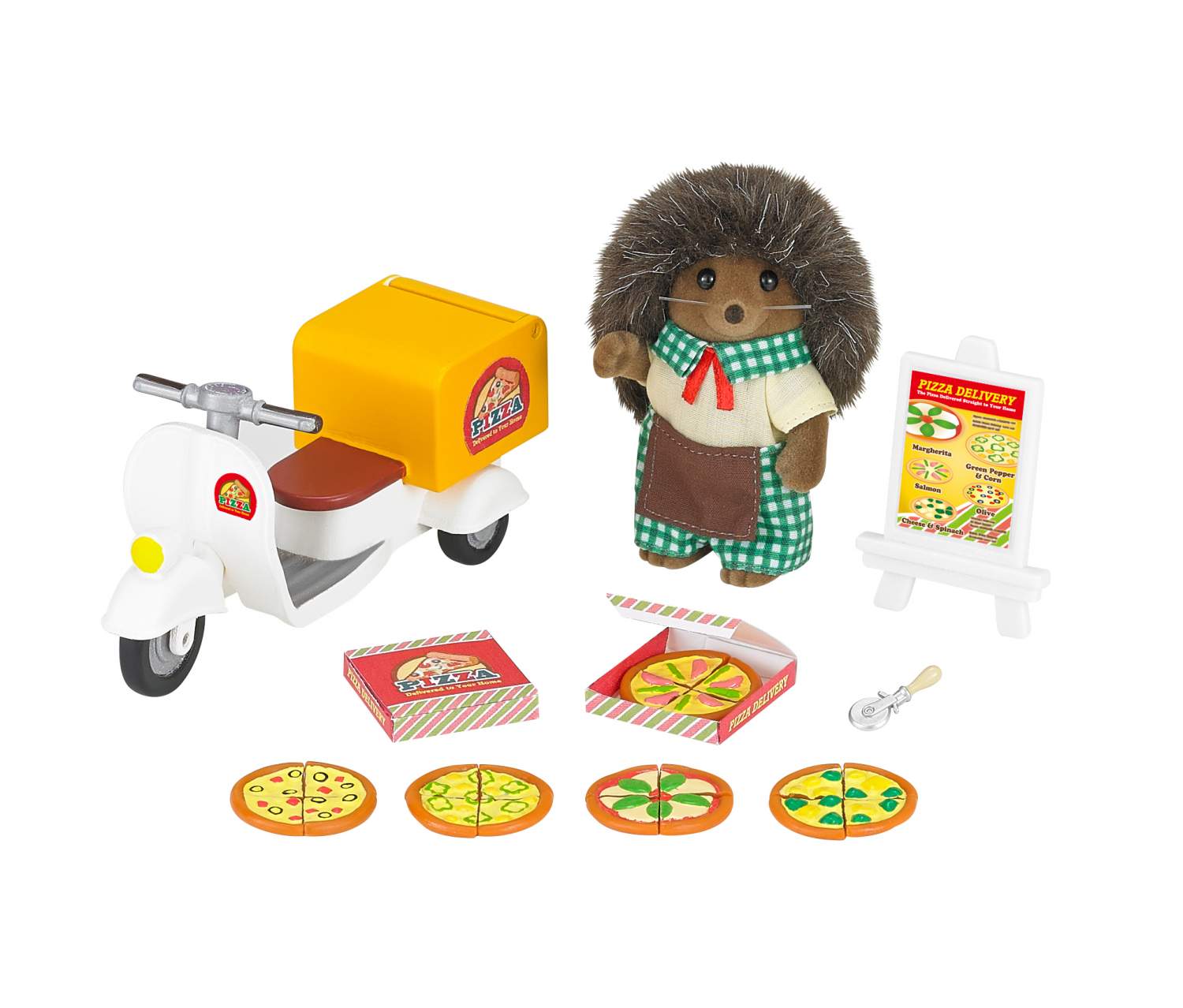 Игровой набор sylvanian families доставщик пиццы – купить в Москве, цены в  интернет-магазинах на Мегамаркет