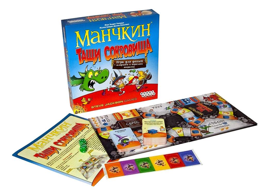 Munchkin Манчкин Тащи сокровища - купить настольная игра Тащи Сокровища (  Munchkin Treasure Hunt), цены в Москве на Мегамаркет