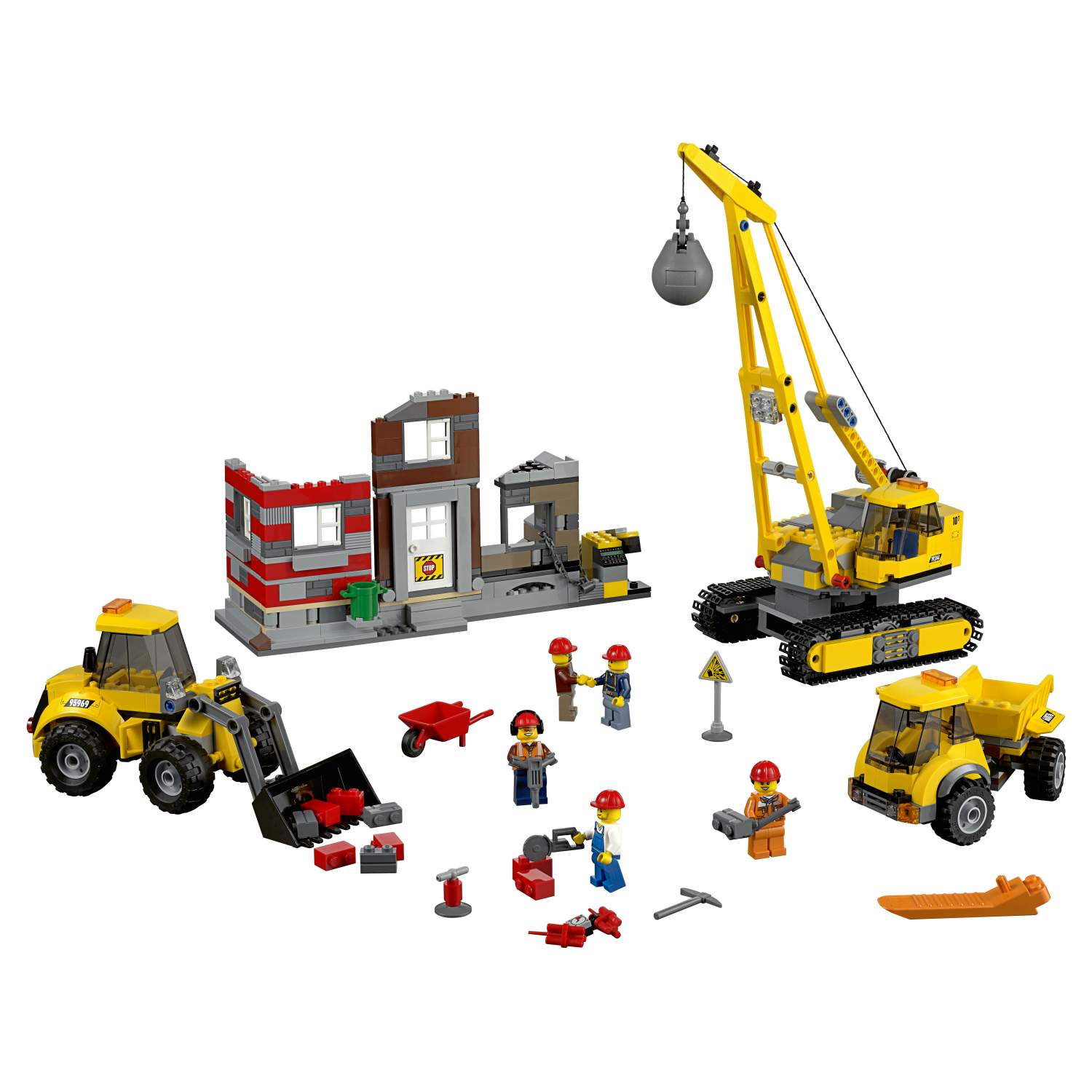 Отзывы о конструктор LEGO City Demolition Снос старого здания (60076) -  отзывы покупателей на Мегамаркет | конструкторы LEGO 60076 - 100000075787