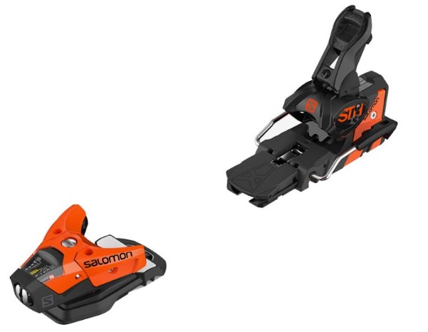 Крепления горнолыжные Salomon N STH2 WTR 13 2020, черные/оранжевые, 90 ...