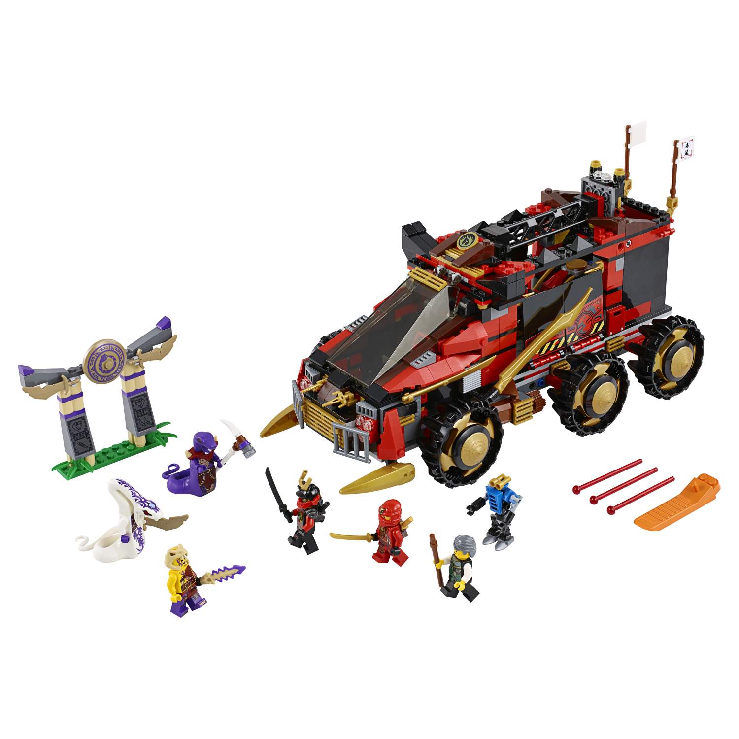 Конструктор LEGO Ninjago Мобильная база Ниндзя (70750) – купить в Москве,  цены в интернет-магазинах на Мегамаркет