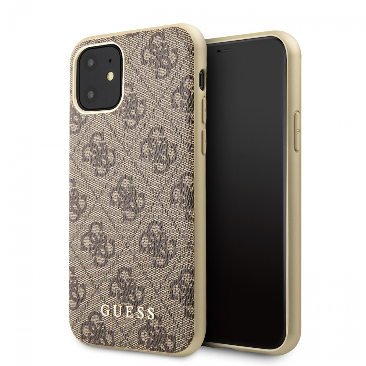 Чехол Guess 4G Collection Hard Brown для Apple iPhone 11, купить в Москве,  цены в интернет-магазинах на Мегамаркет