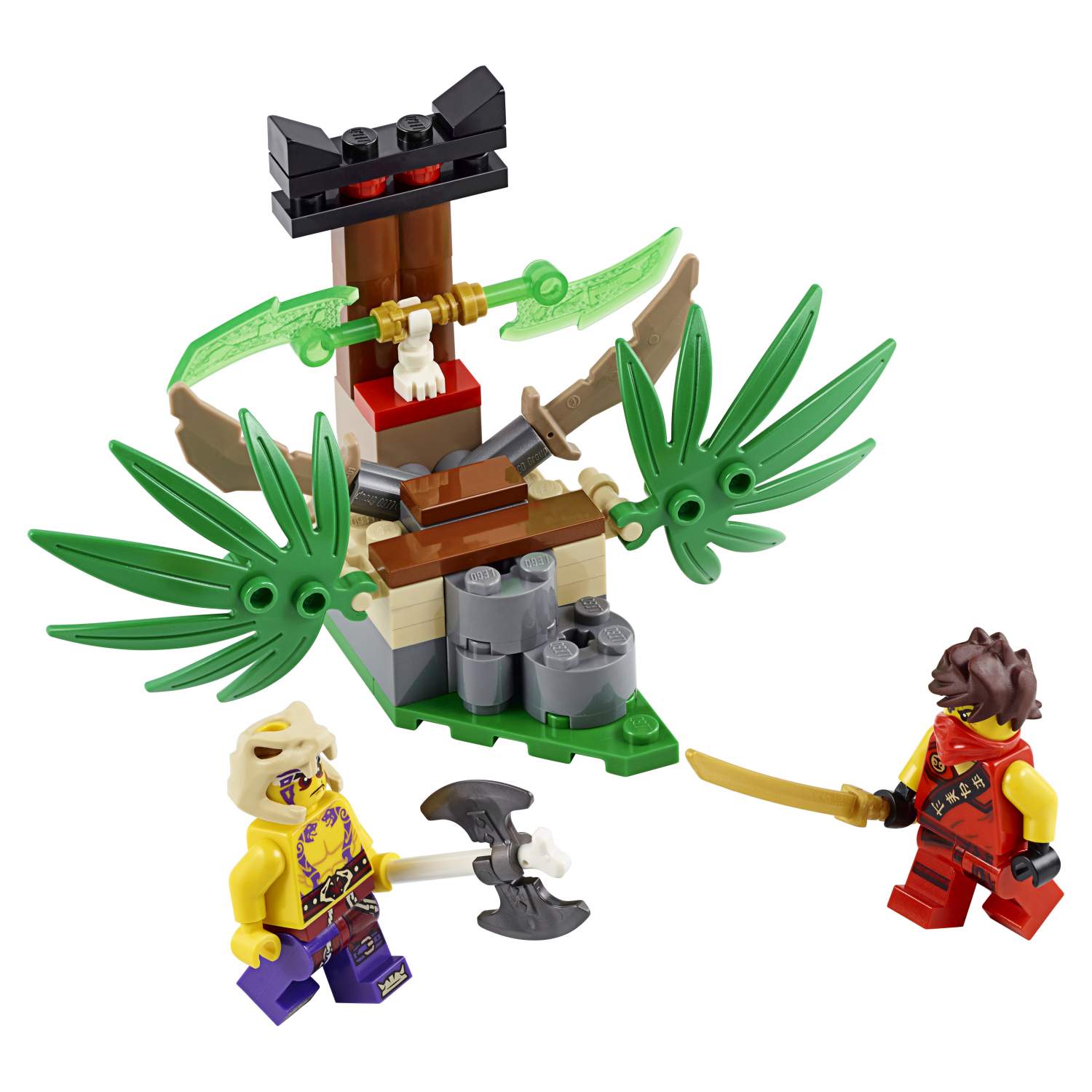 Купить конструктор LEGO Ninjago Ловушка в джунглях (70752), цены на  Мегамаркет | Артикул: 100000075989