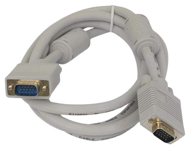 Кабель Gembird VGA-VGA, M-M 1,8м White (CC-PPVGA-6), купить в Москве ...