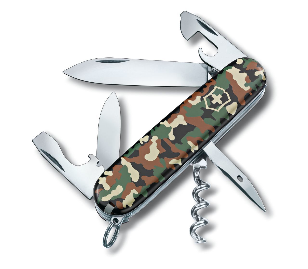 Мультитул Victorinox Spartan 1.3603.94 91 мм камуфляж, 12 функций - отзывы  покупателей на Мегамаркет | 100023879189