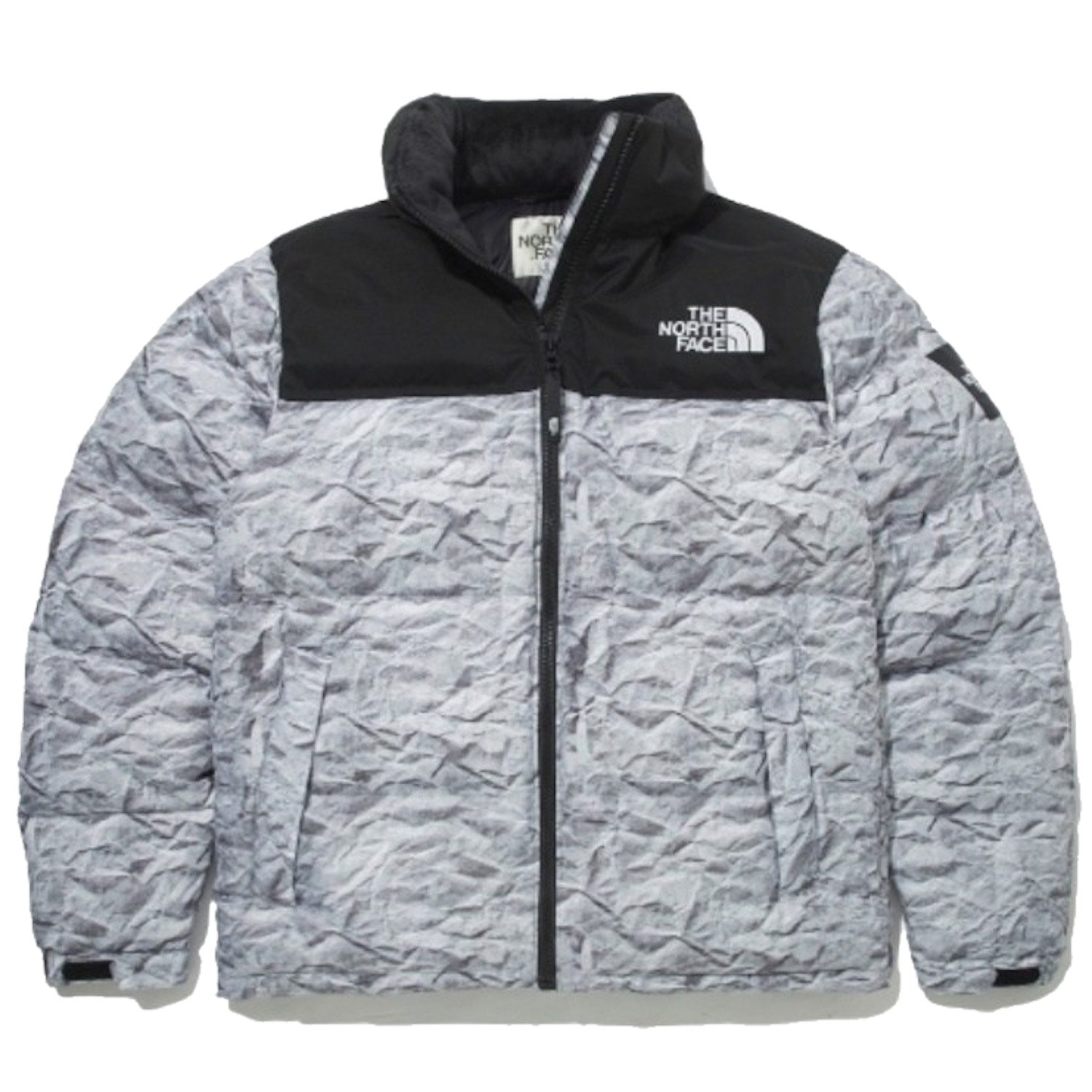 The north face nuptse deals jacket grey