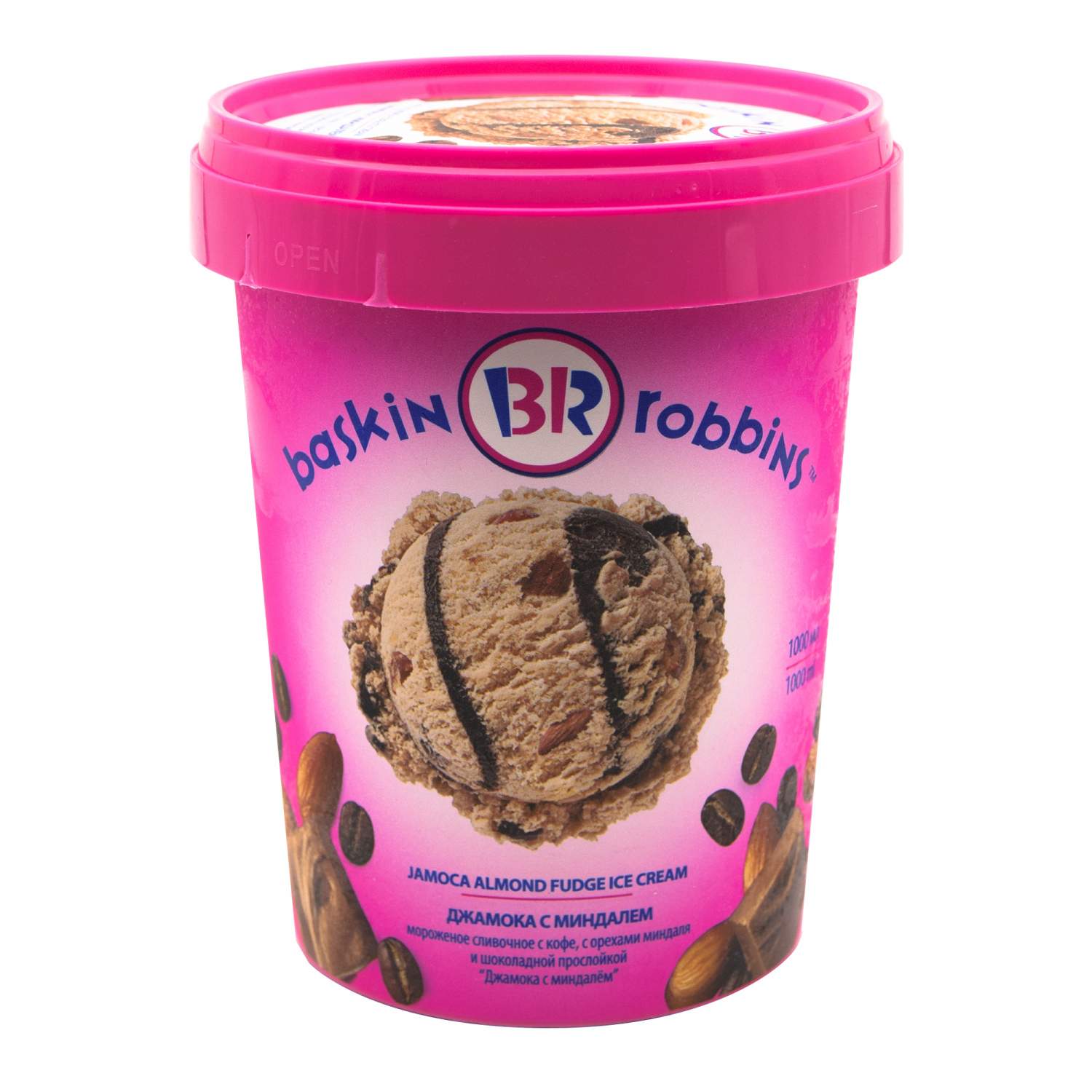 Мороженое сливочное Baskin Robbins Джамока с миндалем 1л - отзывы  покупателей на Мегамаркет | 100029321849