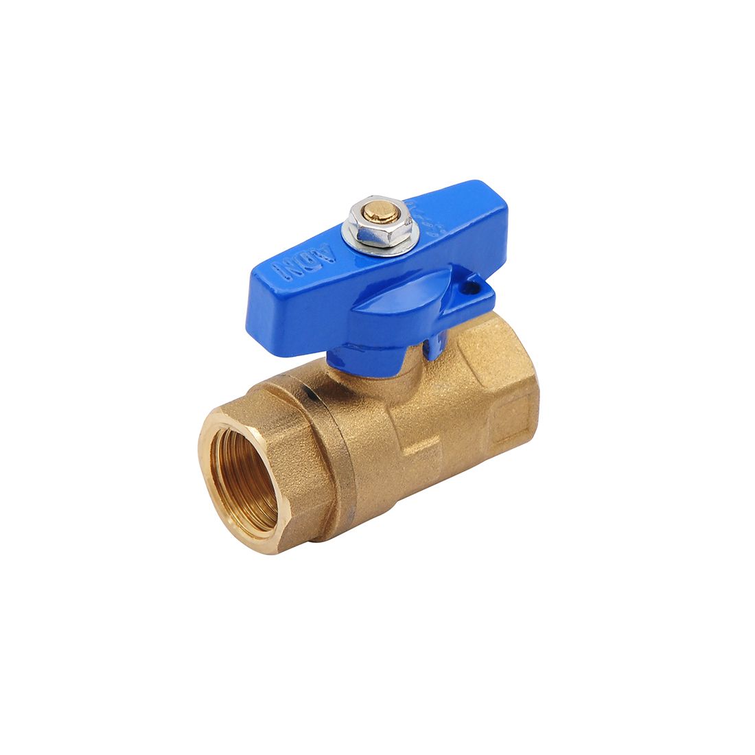 Отзывы - кран шаровой 12 дюйма ADN 562H6604BB латунный ручка бабочка - мар...