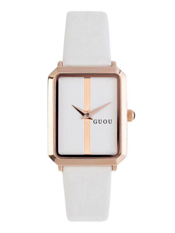 Наручные часы женские GUOU GU8227WHITE01 белые - купить в Москве и регионах, цены на Мегамаркет