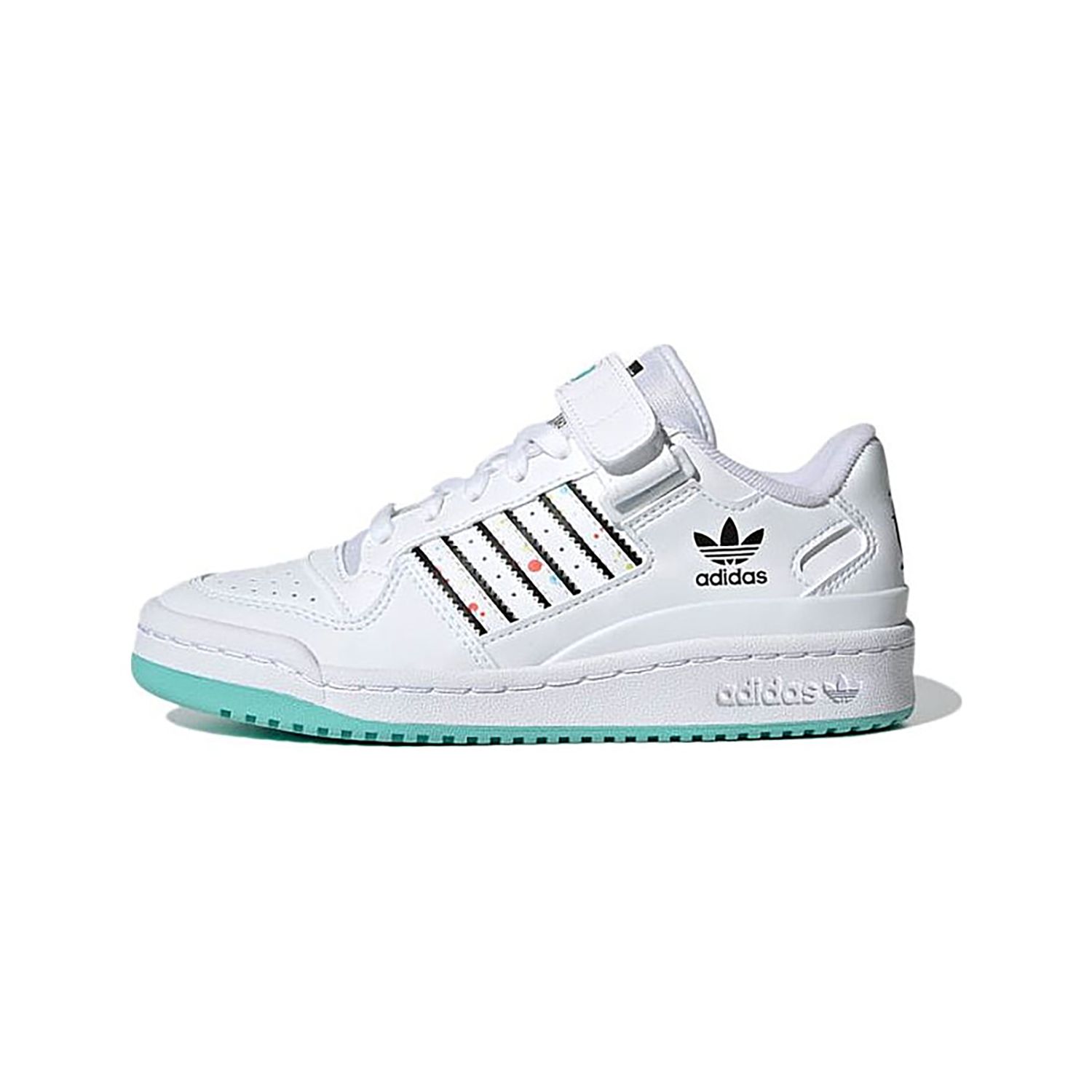 Купить кроссовки Adidas Forum Low J для мальчиков, размер 36,5, H01440,  цены на Мегамаркет | Артикул: 100056495154