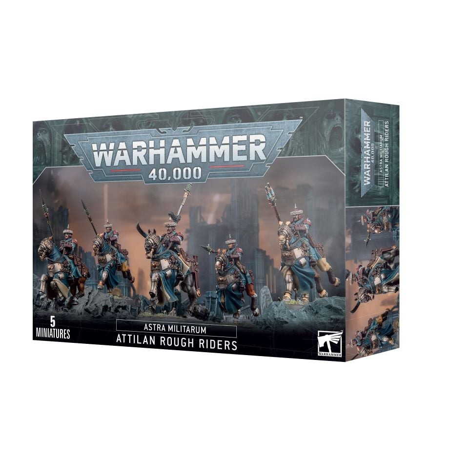 Купить миниатюры для игры Games Workshop Warhammer 40000: Attilan Rough  Riders 47-38, цены на Мегамаркет | Артикул: 600013117339