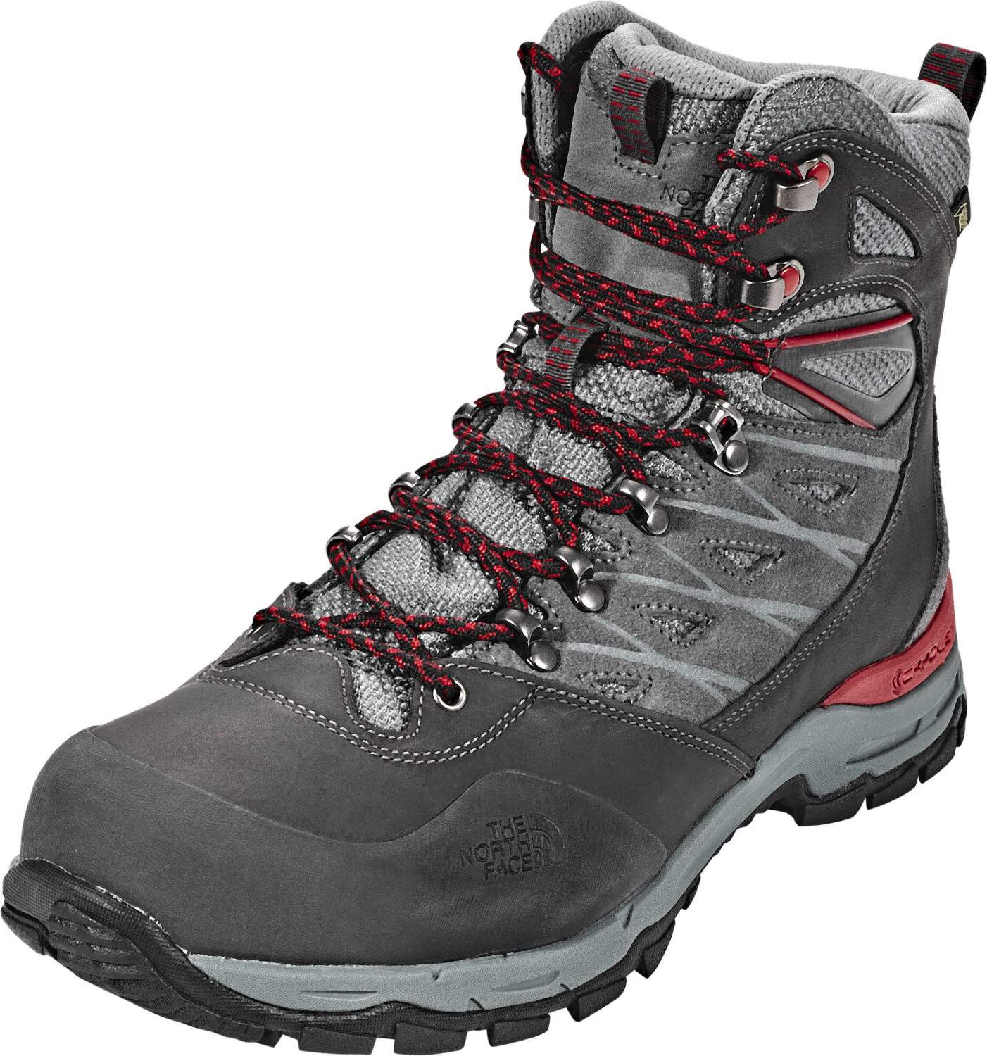 The North Face Hedgehog Trek GTX dark shadow grey rudy red 11 US