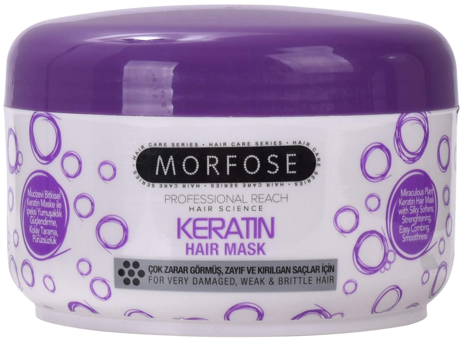 Маска для волос Morfose Professional Reach Keratin Hair Mask 500 мл –  купить в Москве, цены в интернет-магазинах на Мегамаркет