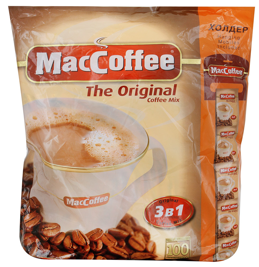 Напиток MacCoffe кофейный Original 3в1 растворимый 20 г 100 штук - отзывы  покупателей на маркетплейсе Мегамаркет | Артикул: 100023890090