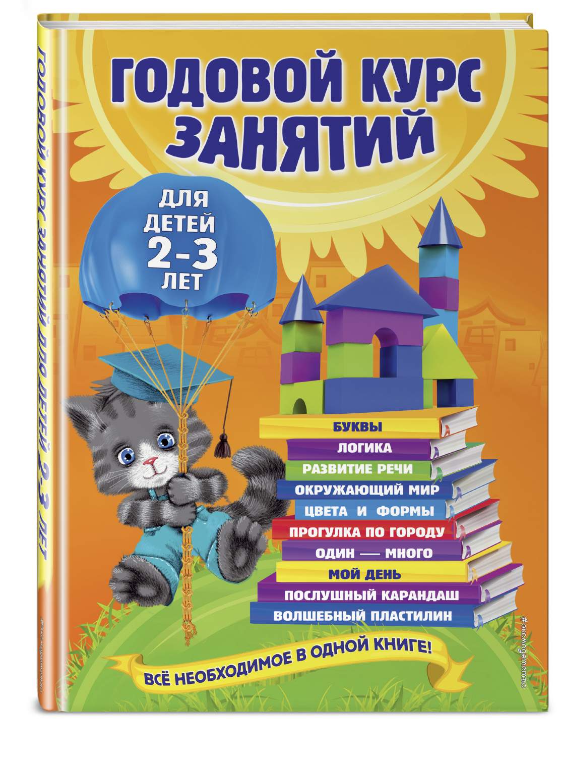 Годовой курс Занятий. Для Детей 2-3 лет - отзывы покупателей на  маркетплейсе Мегамаркет | Артикул: 100023074591