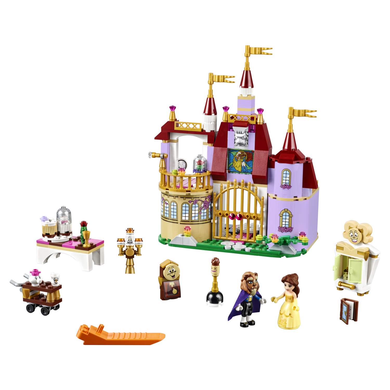 Купить конструктор LEGO Disney Princess Заколдованный замок Белль (41067),  цены на Мегамаркет | Артикул: 100000075293