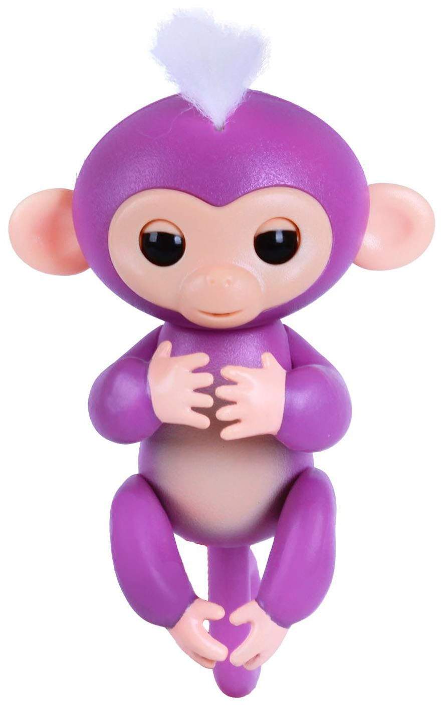 Интерактивная игрушка Finger Monkey WowWee Обезьянка Фиолетовый - отзывы  покупателей на Мегамаркет