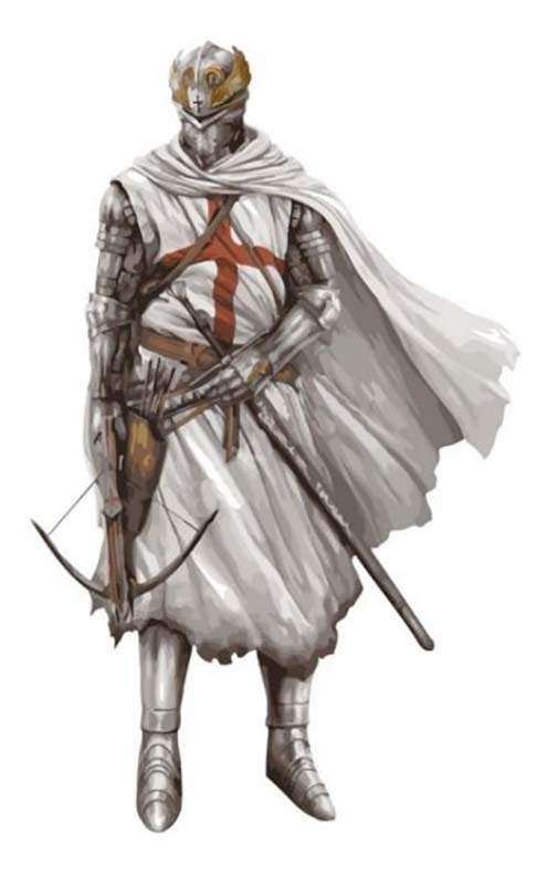 Рыцарь крестоносец рисунок - 70 фото