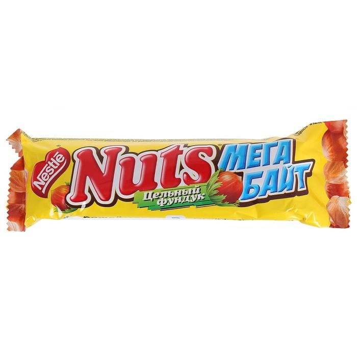 Купить конфета Nuts Мегабайт Цельный фундук 66г, цены в Москве наМегамаркет