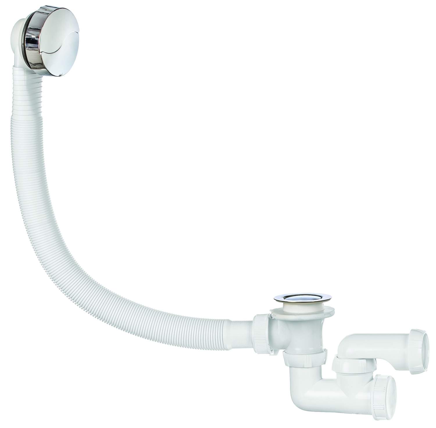 Слив-перелив SP5603 c сифоном Перископ полуавтомат, вентиль ABS хром  L600 мм купить в интернет-магазине, цены на Мегамаркет