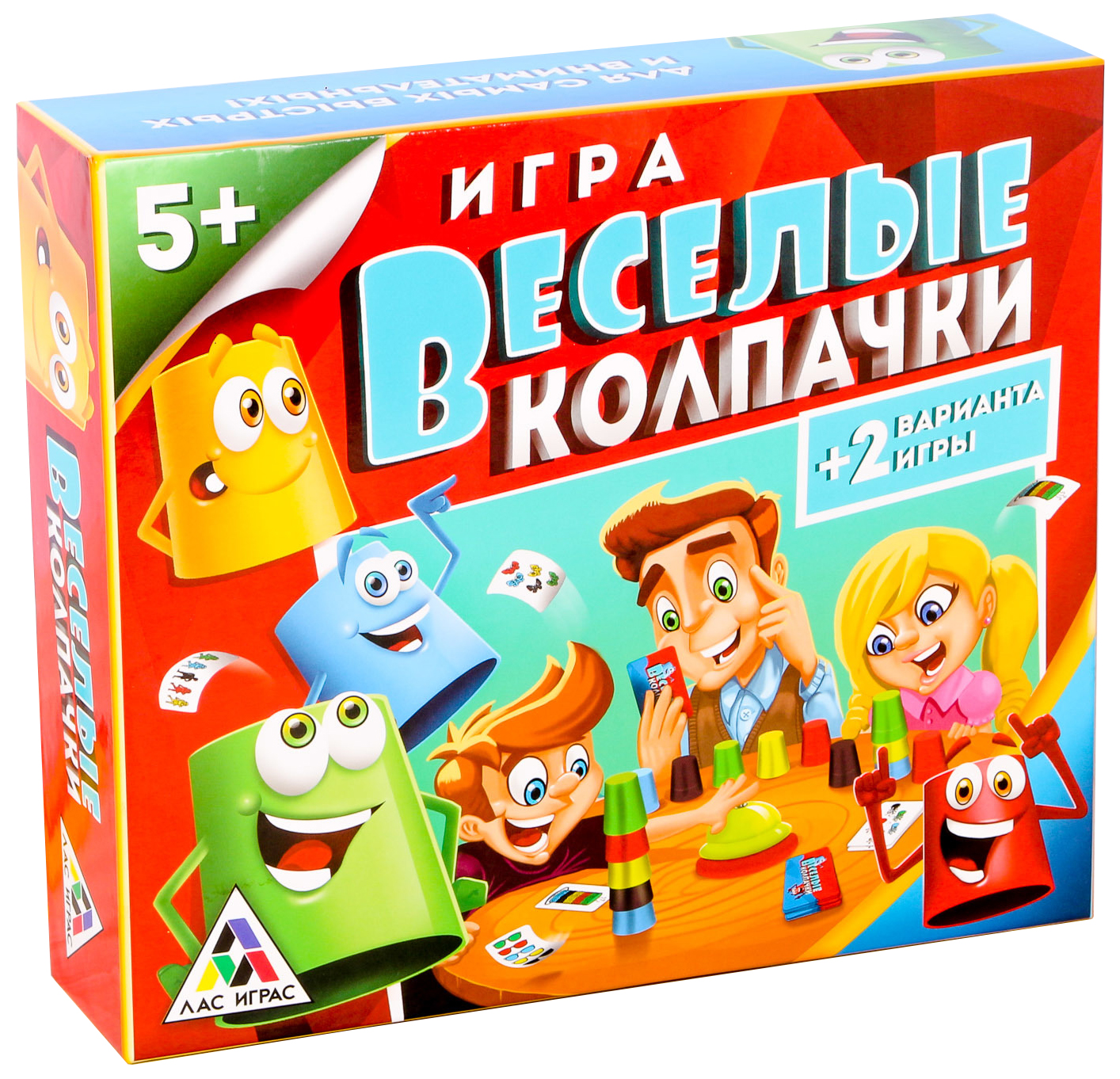 Настольная детская игра «Веселые колпачки» ЛАС ИГРАС – купить в Москве,  цены в интернет-магазинах на Мегамаркет