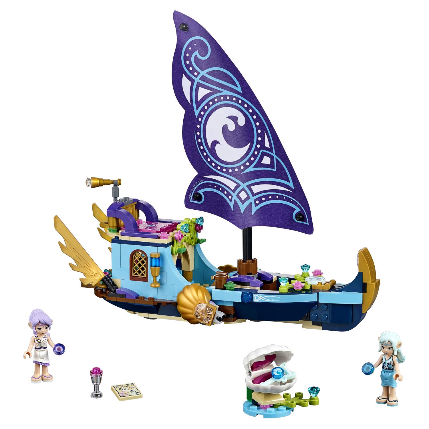 Купить конструктор LEGO Elves Корабль Наиды (41073), цены на Мегамаркет |  Артикул: 100000075597