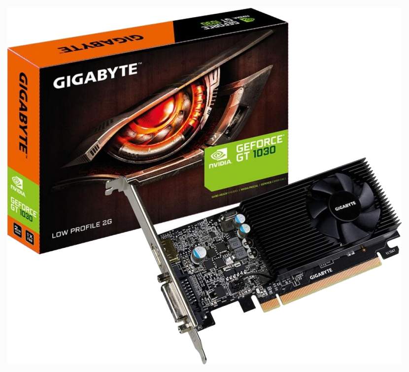 Видеокарта GIGABYTE nVidia GeForce GT 1030 (GV-N1030D5-2GL)