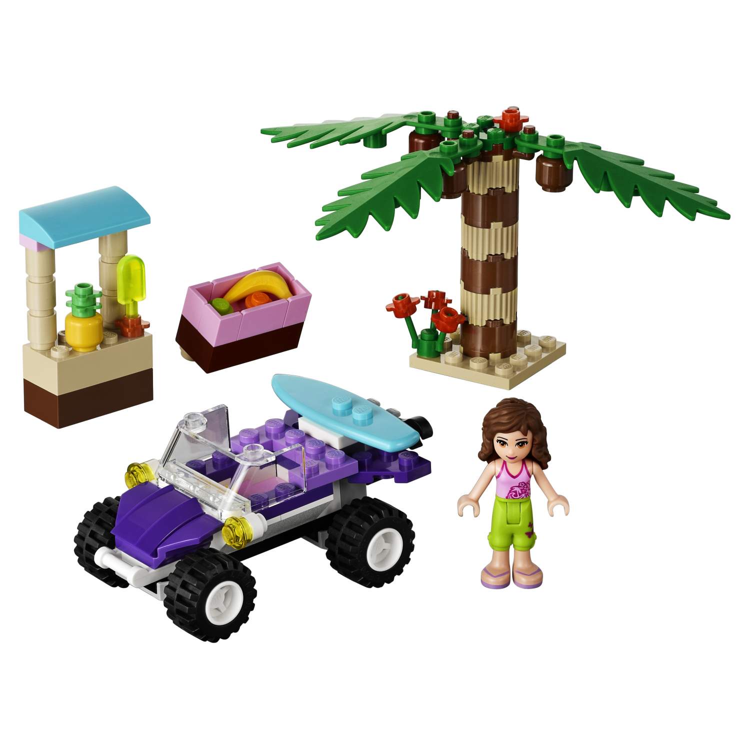 Конструктор LEGO Friends Пляжный автомобиль Оливии (41010) – купить в  Москве, цены в интернет-магазинах на Мегамаркет