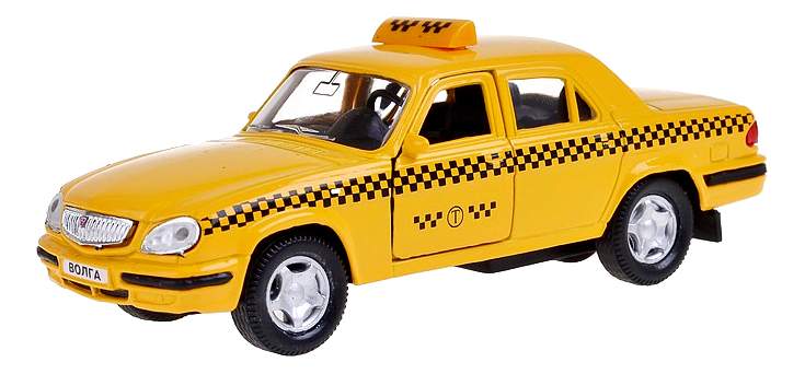 VOLGA タクシー SCALE 1:43 ソビエト製ミニカー Коллекционная модель ГАЗ 31105 волга Такси Autotime 4220 1:43