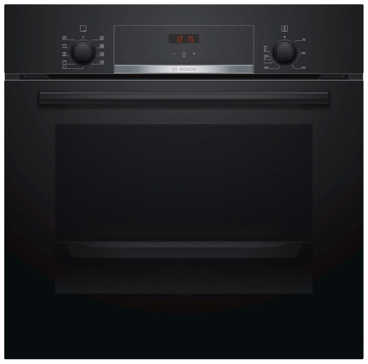 Встраиваемый электрический духовой шкаф bosch hbf534eb0r black