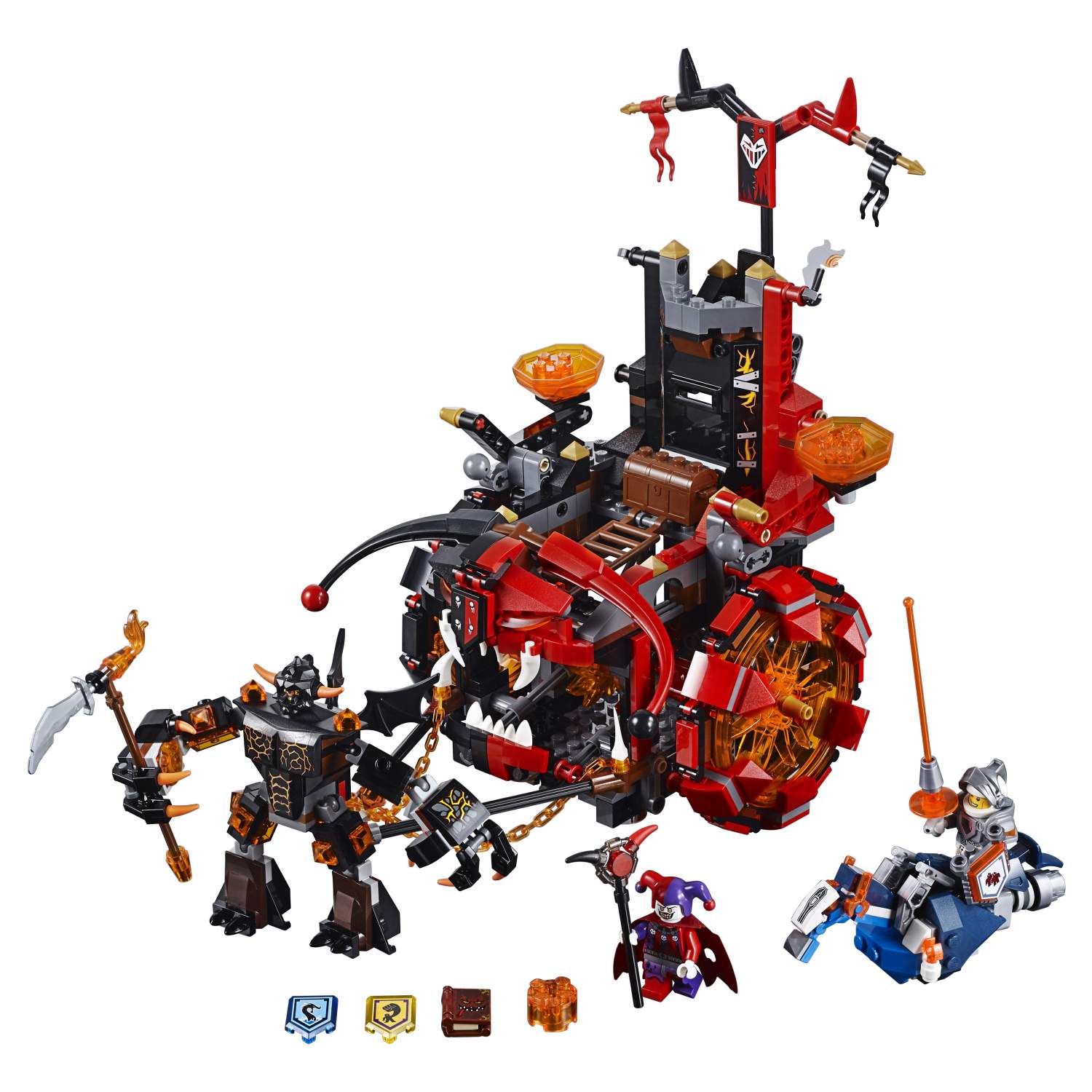 Купить конструктор LEGO Nexo Knights Джестро-мобиль (70316), цены на  Мегамаркет | Артикул: 100000075799