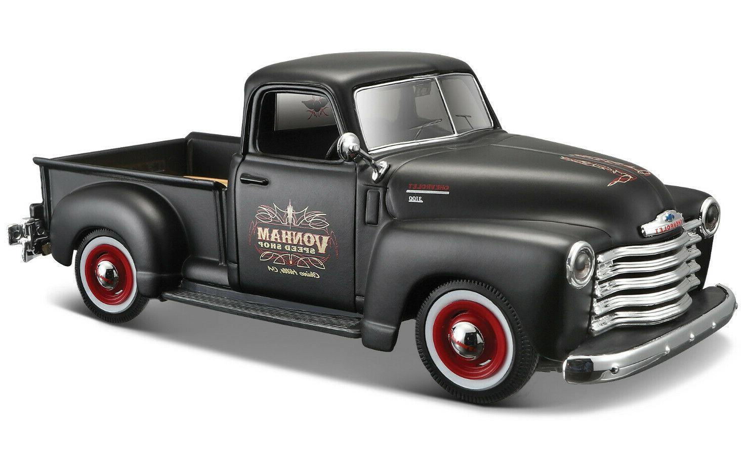 Машина Maisto 1950 Chevrolet 3100 Pickup 1:24, черная – купить в Москве,  цены в интернет-магазинах на Мегамаркет