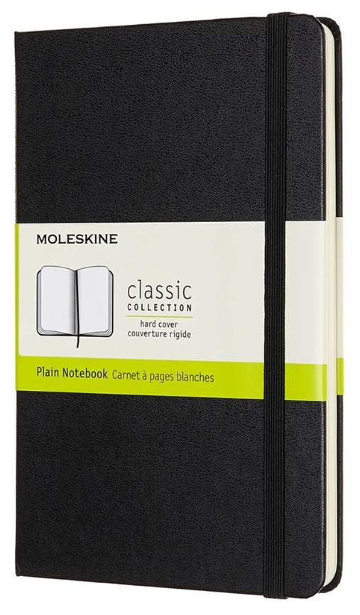 Блокнот Moleskine Classic Medium, 120 листов, нелинованный, 11,5 х 18