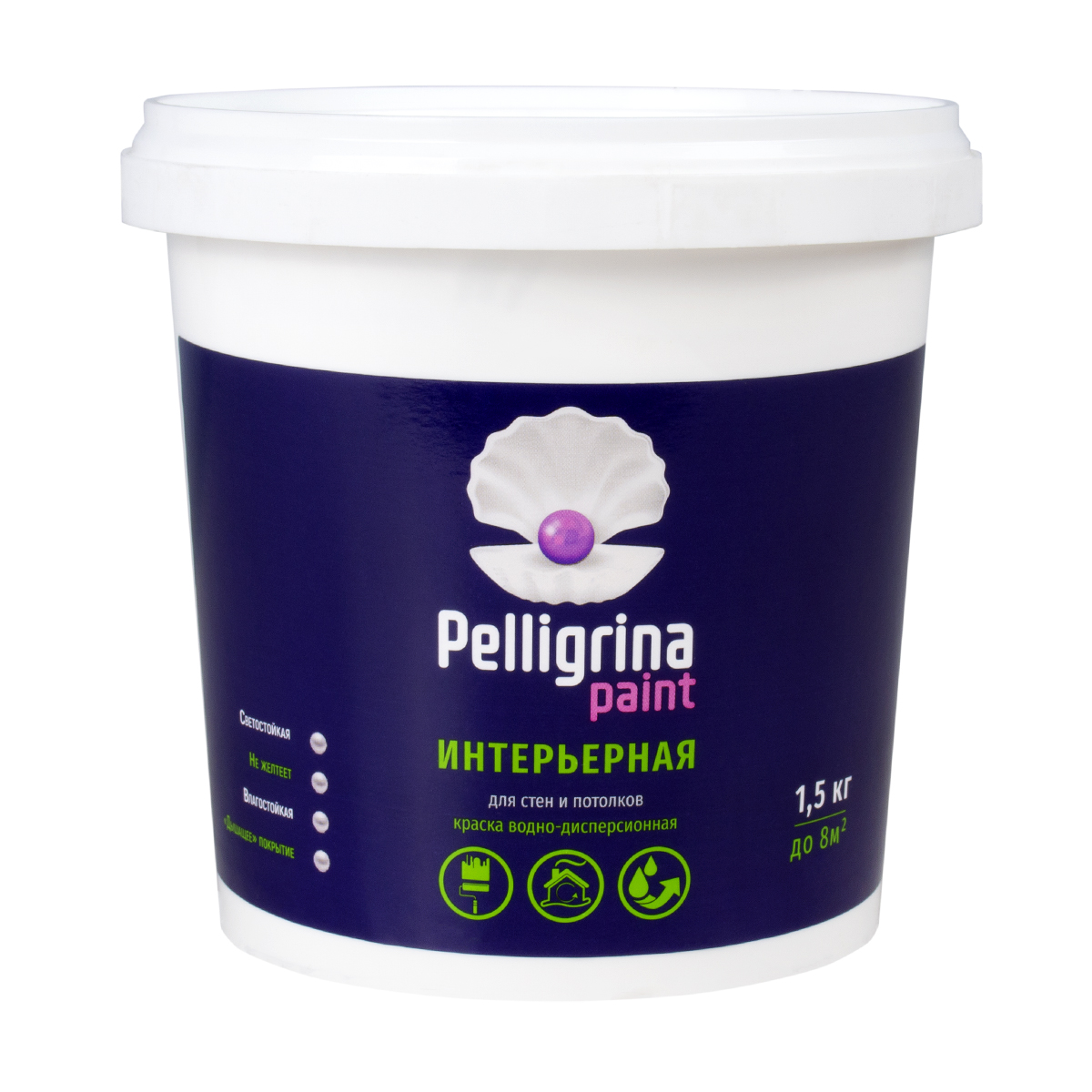 Краски для стен и потолков Pelligrina Paint - купить краски для стен и ...