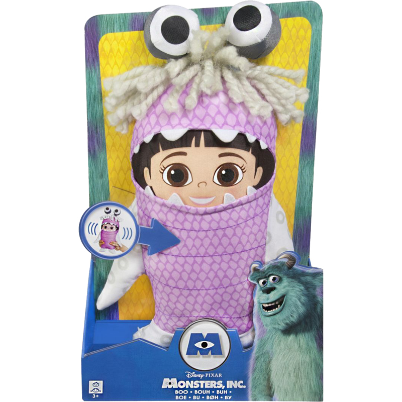 Купить monsters Inc 87024 Корпорация Монстров Кукла Бу плюшевая в костюмесо звук эффектами 30 см, цены на Мегамаркет