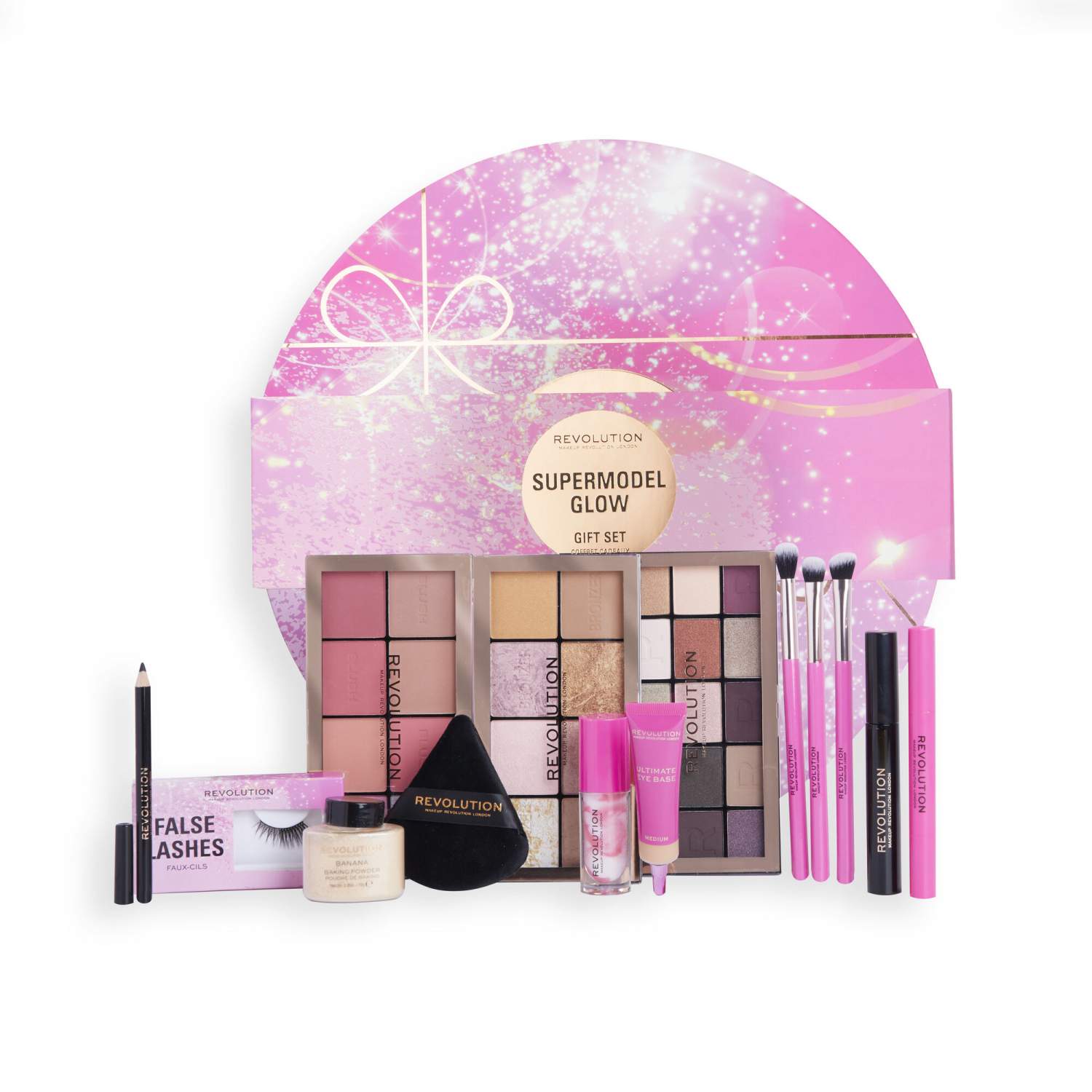 Набор подарочный косметический Revolution Makeup Supermodel Glow Gift Set –  купить в Москве, цены в интернет-магазинах на Мегамаркет