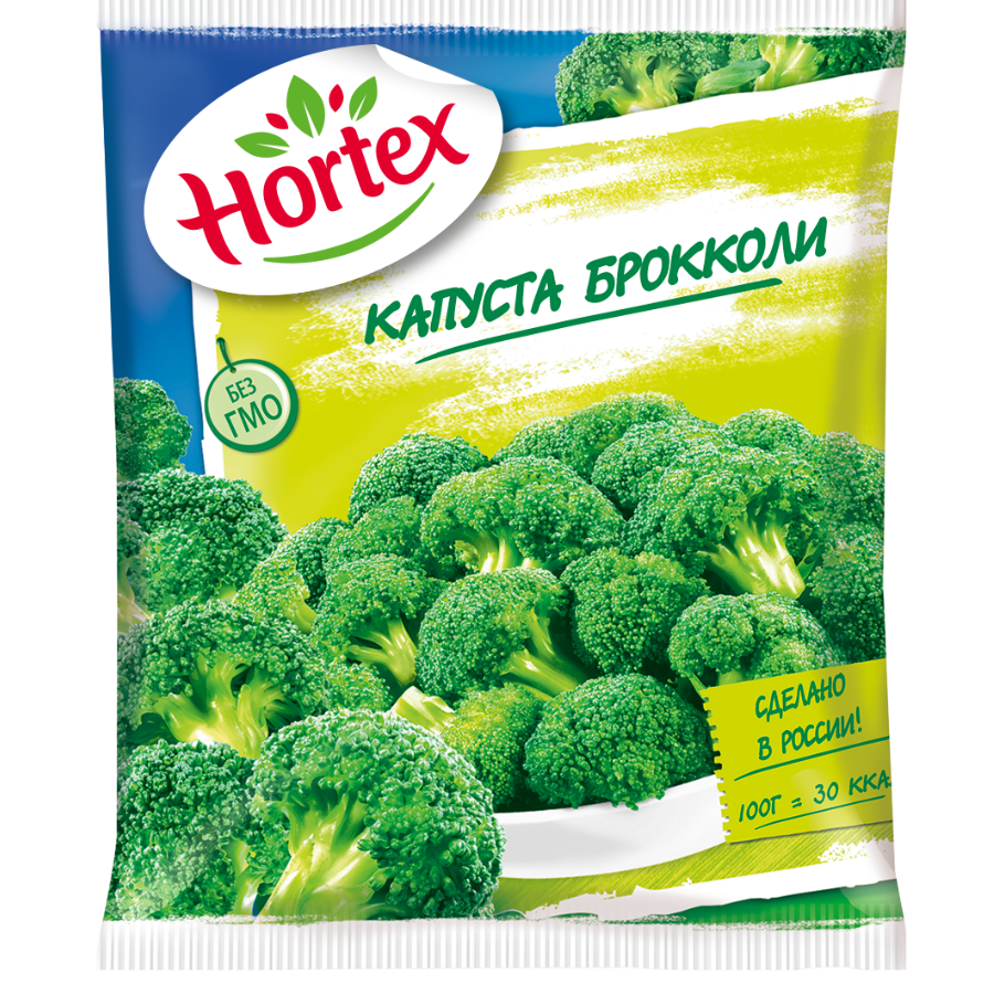 Купить капуста брокколи Hortex быстрозамороженная 0,4 кг, цены на  Мегамаркет | Артикул: 100029480116